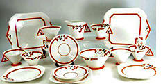 Vogue Coral teaset for six pattern n. 11739